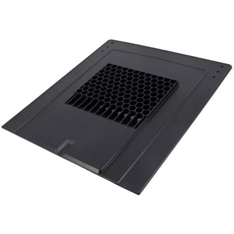 Nicoll – Chatière de ventilation 145 cm² TAC145 – Synthétique anti-UV – Pour toiture en ardoise et fibre-ciment – Raccordement ø125/100 mm - 145cm2