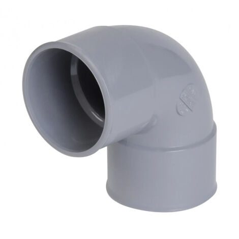 Nicoll – Raccord d'évacuation PVC femelle-femelle 87°30 – Diamètre 40 mm – Installation par collage – UCH88