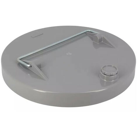 Nicoll – Couvercle à emboîter femelle COTAE 315mm – Raccord d'évacuation PVC gris clair – Finition propre et sécurisée