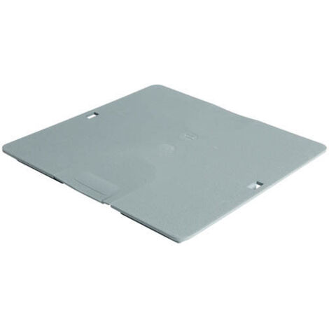 NICOLL Couvercle piéton à clipser pour regard 30x30 gris