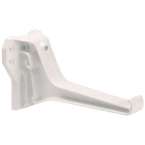 Nicoll – Crochet gouttière ovation LG38 blanche – Raccord PVC pour gouttières – Maintien solide et durable – Compatible descente 105x76
