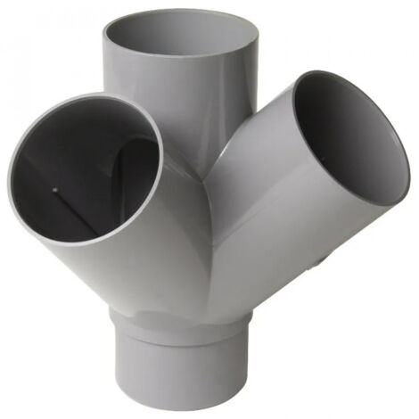 Nicoll – Croix d'angle PVC 45° Mâle/Femelle 32mm – Raccord d'évacuation pour plomberie – Conçu pour évacuation efficace des eaux usées