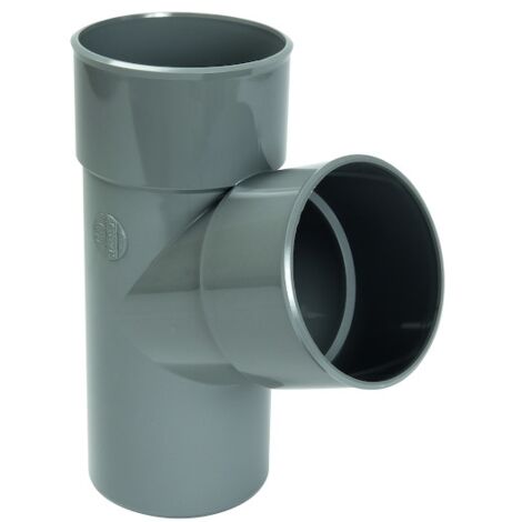 Nicoll – Culotte mâle-femelle 67°30 en PVC Ø100 – Raccord évacuation pour espaces confinés – Soudures sans faiblesse – Circonférence anti-ovalisation