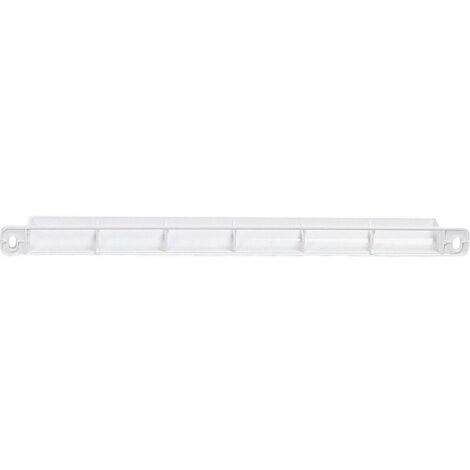 Nicoll – Déflecteur extérieur mortaise 250x12 mm – Résistant aux UV – Fixation par vis – Pour façades exposées – Circulation d'air optimisée