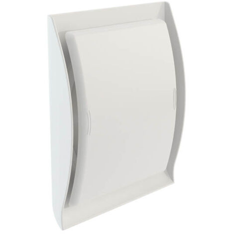Nicoll – Grille aération VMC Ø100 – Installation à clipser – Conformité réglementation gaz – Diffusion d'air optimisée – 100% recyclable