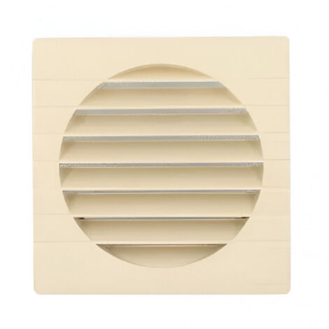 Nicoll – Grille aération VMC carrée 184x184 mm – Pour tubes PVC diamètre 160 mm – Passage d'air 113 cm² – Installation facile