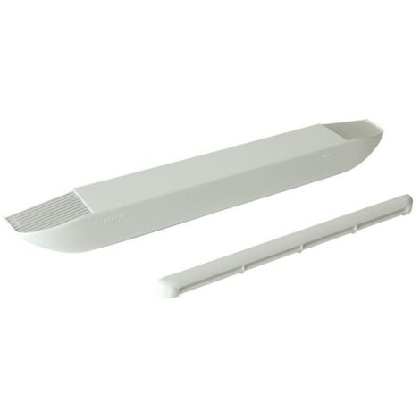 Nicoll – Entrée d'air aérau-acoustique 250 x 12 mm – Isolement 39 dB – Débit 30 m³/h – Adaptable sur menuiseries bois, PVC, aluminium