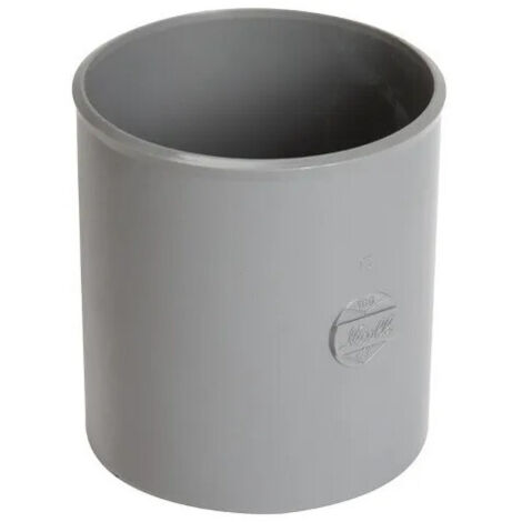 Nicoll – Manchon à coulisse PVC femelle-femelle Ø125 – Raccord d'évacuation pour canalisations – Résine thermoplastique – Hauteur 140mm