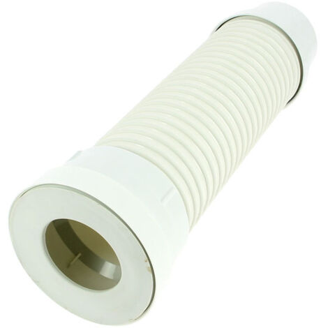 Nicoll – Pipe souple WC 400mm Ø100/93 en PVC – Pour espaces restreints – Surface intérieure lisse pour évacuation optimale – Conforme norme NF EN 681