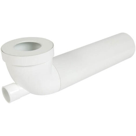 Nicoll – Raccord d'évacuation PVC pipe longue 400 mm – Diamètre 100 mm – Piquage femelle Ø40 – Embout mâle emboîtable Ø100 – CTWP40