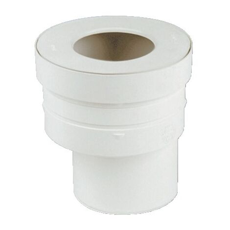Nicoll – Pipe WC excentrée 85/107-93 – Raccord d'évacuation PVC – Diamètre 85mm – Joint élastomère pour étanchéité