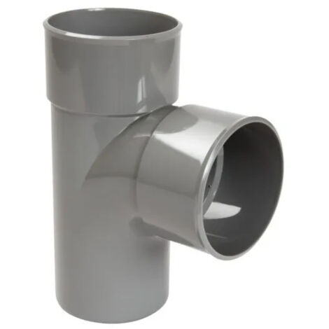 Nicoll – Raccord d'évacuation PVC 87°30 – Embranchement MF – Diamètre 100/40 mm – Longueur 109 mm – Pour systèmes d'évacuation des eaux usées - ubt78