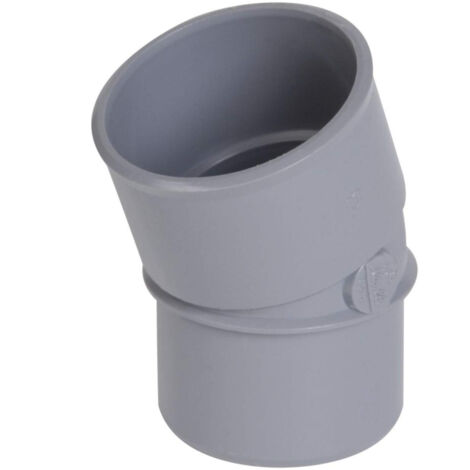 Nicoll – Raccord d'évacuation PVC coude mâle-femelle 20° diamètre 40 mm – Assemblage facile – UCH2