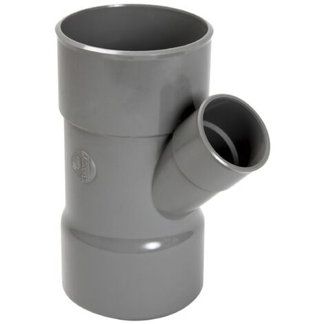 Nicoll – Raccord d'évacuation PVC embranchement simple femelle/femelle 45° diamètre 50/32 mm – Installation plomberie efficace – BJ344