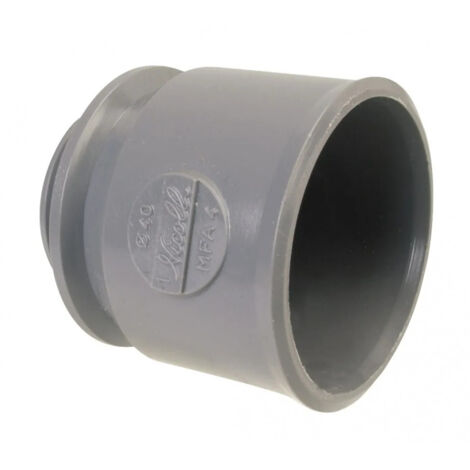 Nicoll – Raccord d'évacuation PVC manchon femelle diamètre 40 mm – Pour bouchon – UMFA4