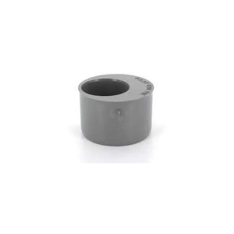 Nicoll – Réduction incorporée PVC mâle 63 mm femelle 40 mm – Raccord à coller pour plomberie – Longueur 64 mm, largeur 65 mm, matière PVC