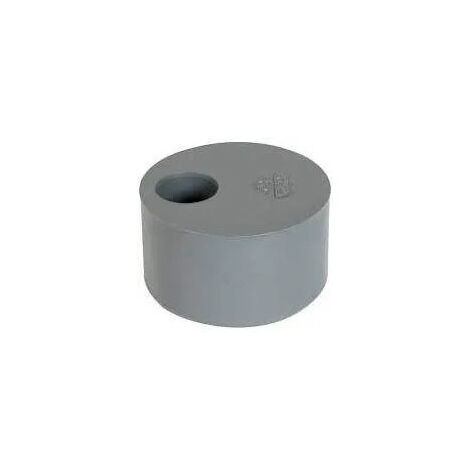 Nicoll – Réduction incorporée PVC mâle 75 mm femelle 32 mm – Raccord d'évacuation pour plomberie – Qualité NF-Me – Applications eaux usées