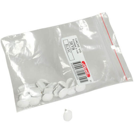 Nicoll – Caches vis blancs 20 pièces – Pour régulateurs D321T – Finition esthétique pour entrées d'air – Installation facile