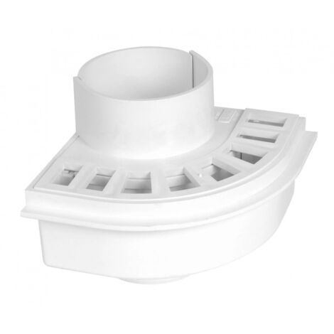 Nicoll – Siphon de sol pour balcon 100 mm – Évacuation efficace des eaux pluviales – Conçu pour systèmes de drainage extérieurs