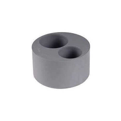 Nicoll – Tampon de réduction PVC mâle 100 mm femelle 50/40 mm – Raccord à coller – Longueur 60 mm – Pour évacuation eaux usées