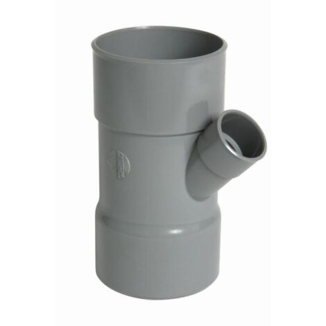 NICOLL Tapón simple hembra - Hembra 45° PVC gris Nicoll - Ø 100/40 mm - BT744