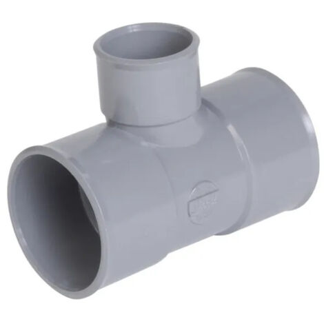 Nicoll – Té PVC 90° réduit FF 50/32 – Raccord à coller pour plomberie – Diamètre 50mm et 32mm – Longueur 57mm et largeur 84mm