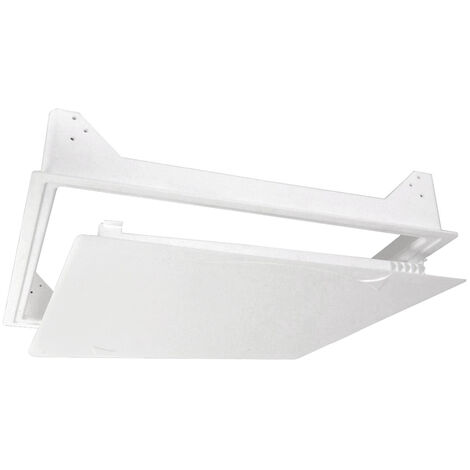 Nicoll – Trappe de visite blanche non isolée 580x580mm – Accès facile aux combles – Étanchéité à l'air – Installation sur support bois
