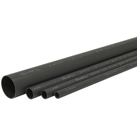 Nicoll – Tube d'évacuation PVC Ø100 3 mètres – Matériau recyclé – Réduction de bruit 50% – Système certifié NFMe
