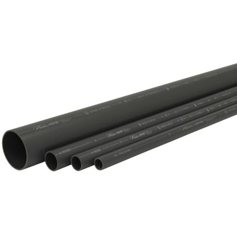 Nicoll – Tube d'évacuation PVC Ø100 3 mètres – Matériau recyclé – Réduction de bruit 50% – Système certifié NFMe
