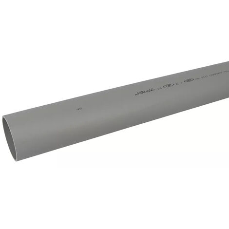 Nicoll – Tube d'évacuation PVC compact 75 mm – Longueur 4 mètres – Épaisseur 3.0 mm – Emboîtement facile pour installation rapide