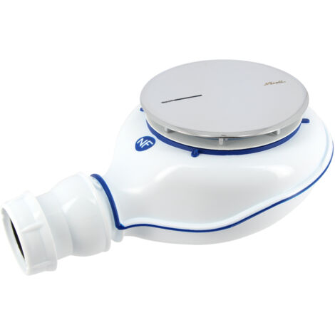 Nicoll TURBOFLOW 2 colador de ducha bimaterial D90mm ABS tapa cromada