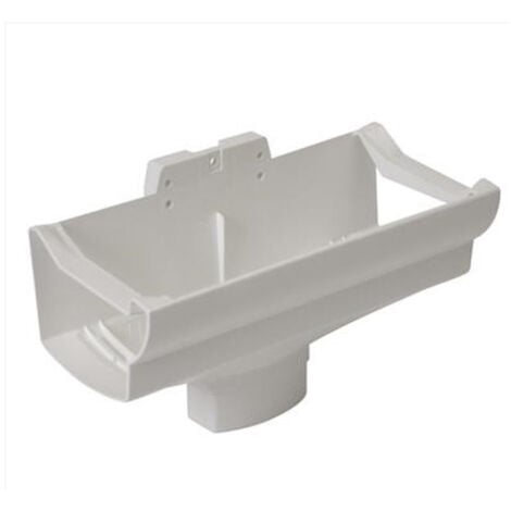 Nicoll UNAD289B grondaia ad espansione centrale bianca 56x90 mm