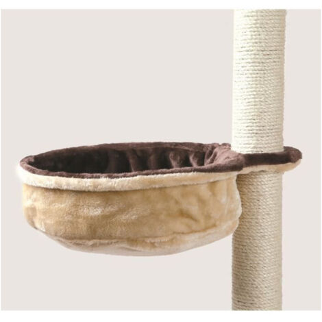 Nid confort pour arbre à chat Ø 38 cm – Housse en peluche douce – Support jusqu'à 4,5 kg – Fixation sur arbres à chat – Trixie