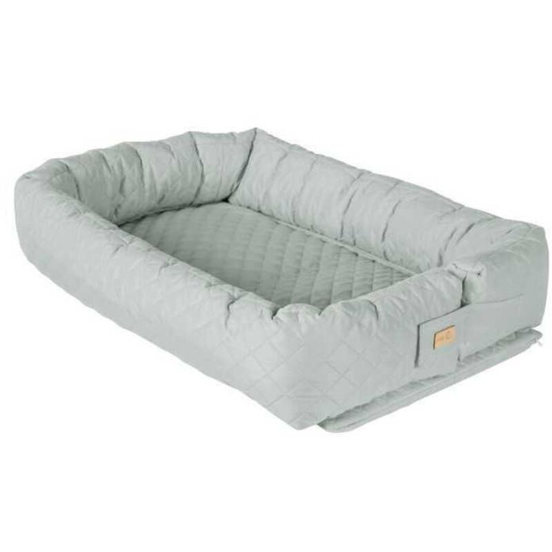 Nid d'ange 3-en-1 - ROBA - Lit de voyage, tour de lit ou matelas a langer - Vert givré