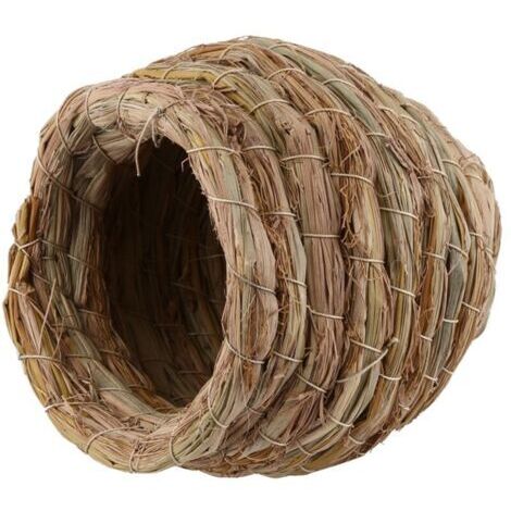 Nid en paille tressé main pour oiseaux, cage pour hamster, maison de reproduction pour perruches, canaris et pinsons.