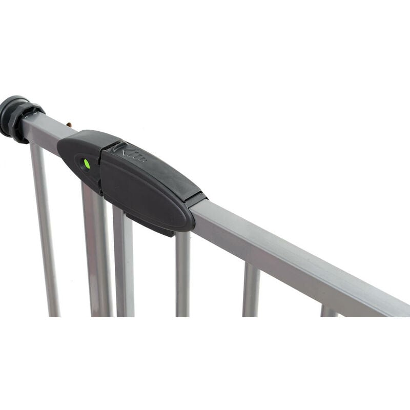 Barrière métal Roméo, portillon à pression 73-81cm, hauteur 77cm - Nordlinger