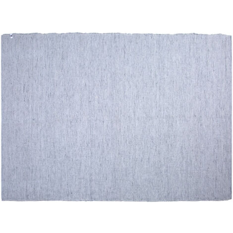 NIDAS - Tapis 160x230cm PET Recyclé Toucher Laine Gris Chiné
