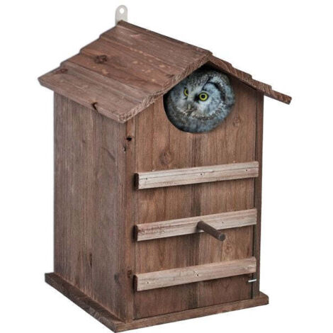 Nido per gufi in legno