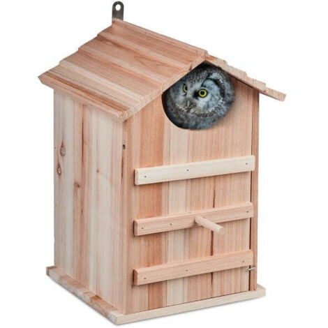 Nido per gufi in legno
