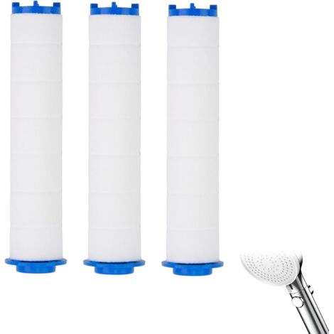 [NIE BENUTZT]Duschkopffilter 2-in-1 PP-Baumwollfilter für gereinigtes und weicheres Wasser  Wassersparfunktion  Einfache Installation  für empfindliche Haut