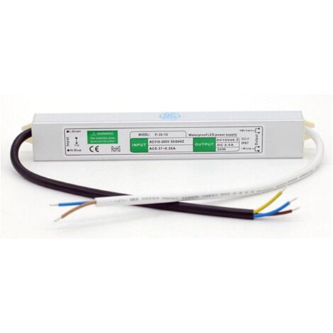 [NIE BENUTZT]IP67 Wasserdichter LED-Licht-Schaltnetzteil-Adapter-Schaltnetzteil-Treiber für LED-Anzeige DC12V 2,5A 30W