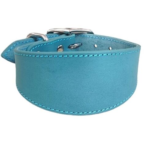 [NIE BENUTZT]Leathers Weich gepolstertes Halsband für Whippets, Salukis, Windhunde, verstellbares Halsband für Hunde großer Rassen