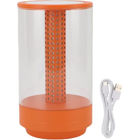 [NIE BENUTZT]LED-Tischlampe mit 3 Farbtemperaturstufen, kornfreies Touch-Nachtlicht, tragbar, wiederaufladbar, für Restaurants, Camping, Babyzimmer