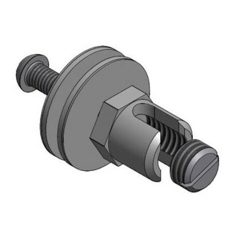Niedax 651310 Borne de mise à la terre MT 6-25mm² - noir