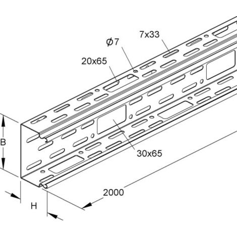 Niedax LS-Kanalunterteil LI 60.100 2 Stk