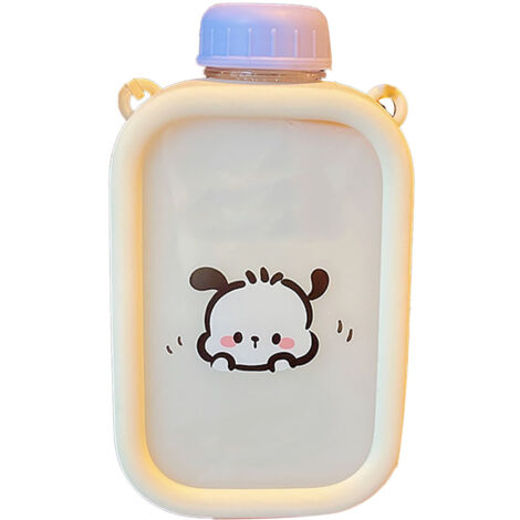 Niedliche, auslaufsichere und leichte Trinkflasche für Schüler mit Schultergurt – Modell 3