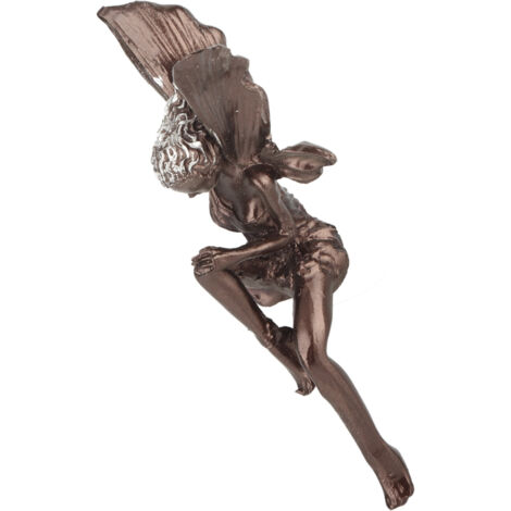 Niedliche Harzfigur, einzigartige Form, Miniaturskulptur, Garten-/Wohndekoration, Braun