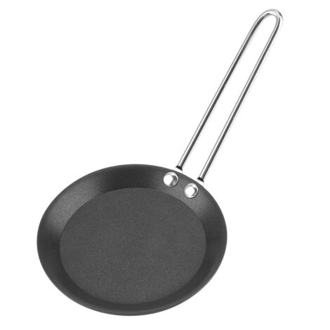 Niedliche Mini-Pfanne für pochierte Eier – Mini-Bratpfanne mit Stahlgriff für die Küche