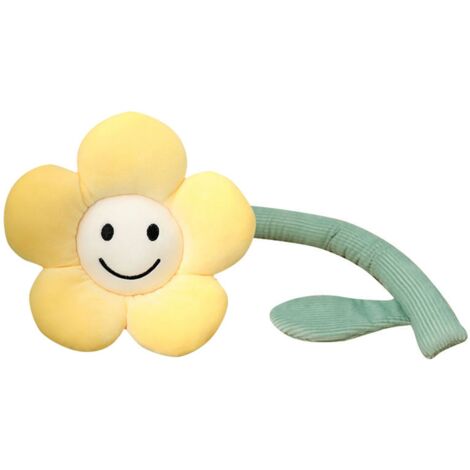 Niedliche, weiche Gardinenstange mit Sonnenblumenmotiv für Kinderzimmer oder Büro, 95 cm Länge