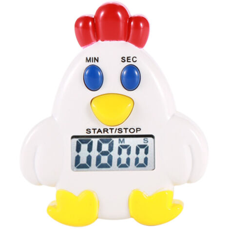 Niedlicher digitaler LCD-Küchentimer mit Countdown zum Kochen und Backen Hähnchen